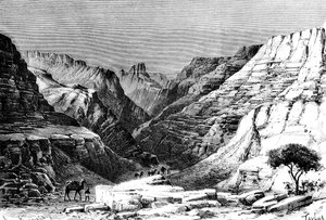 La Garganta de Egueri, Norte de África, 1895 de Unbekannt