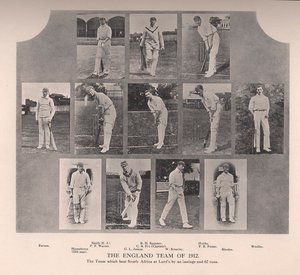 El equipo de cricket de Inglaterra de 1912 de Unbekannt