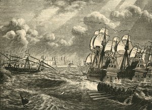 La Flota Inglesa Ante Cádiz, 1596, 1890 de Unbekannt