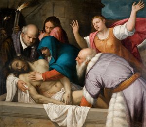 El Entierro de Cristo, 1500-1600 de Unbekannt