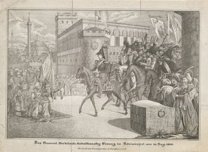 La entrada del Conde Ivan Ivanovich Diebitsch-Zabalkansky en Adrianópolis, 1829 de Unbekannt