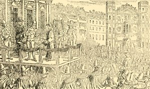 La Ejecución de Carlos I en Whitehall, 30 de enero de 1649, c1930 de Unbekannt