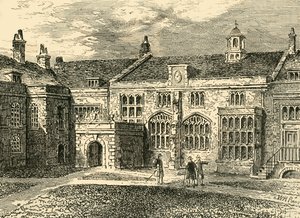 El exterior del Salón, Charterhouse, c1872 de Unbekannt