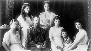 La familia del Zar Nicolás II de Rusia de Unbekannt