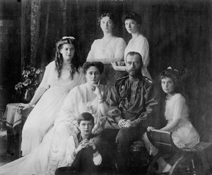 La familia del zar Nicolás II de Rusia, 1910s de Unbekannt