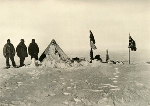 El campamento más al sur después de una tormenta de nieve de sesenta horas, febrero de 1909 de Unbekannt