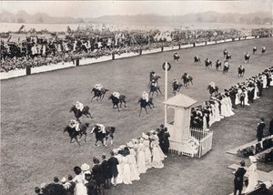 La Llegada de la Copa Real de Caza, c1903 de Unbekannt