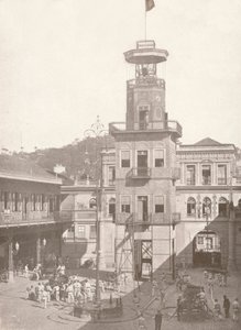 El cuartel general de la brigada de bomberos, 1914 de Unbekannt