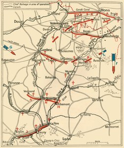 La Primera Fase de la Gran Retirada...1914, c1920 de Unbekannt
