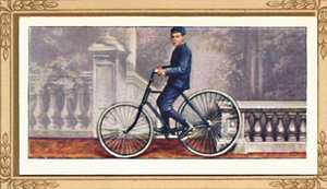 La primera bicicleta con neumáticos, 1939 de Unbekannt