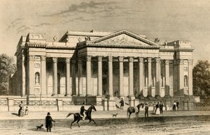 El Museo Fitzwilliam, Cambridge, c1835 de Unbekannt