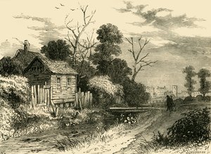 El río Fleet, cerca de St. Pancras, 1825, c. 1876 de Unbekannt