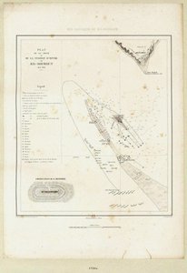 Las baterías flotantes en el sitio de Kinburn 1855-1856 de Unbekannt
