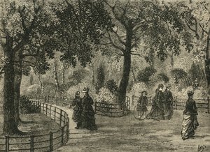 Los Paseos de las Flores, Jardines de Kensington, c1876 de Unbekannt