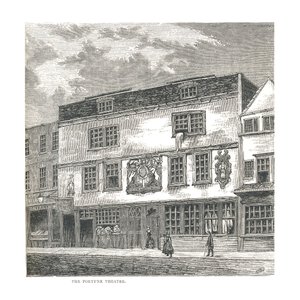 El Teatro Fortune. De una impresión publicada por Wilkinson en 1811, 1878 de Unbekannt