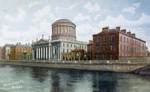 Los Cuatro Tribunales, Dublín, Irlanda, c1900s-c1920s de Unbekannt