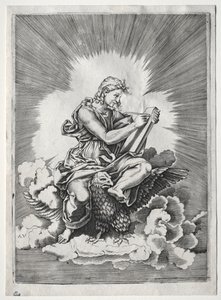 Los Cuatro Evangelistas: San Juan, c. 1518 de Unbekannt