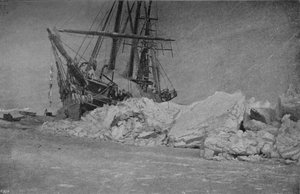 El Fram después de una presión de hielo. 10 de enero, 1895, 1895-1897 de Unbekannt