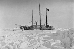 El Fram en el hielo. 1895, 1897 de Unbekannt