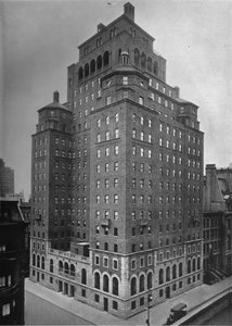 El edificio de los clubes de fraternidad, Nueva York, 1924