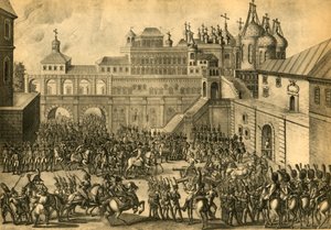 Los franceses entran en la ciudad de Moscú, septiembre de 1812, 1921
