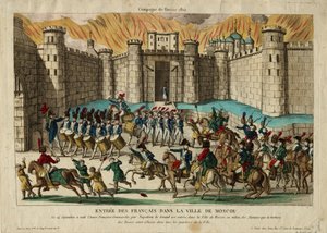 La entrada francesa en Moscú, 1812