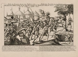 La huida francesa de los prusianos en 1792, ca. 1792 de Unbekannt