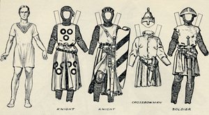 La Galería del Traje Británico: Cómo vestían los ingleses en la época del Rey Juan, c1934