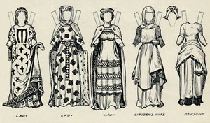 La Galería del Traje Británico: Cómo vestían los ingleses en la época del rey Juan, c1934 de Unbekannt