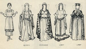 La Galería del Traje Británico: Tipos de Vestimenta en Tiempos de los Primeros Plantagenet, c. 1934