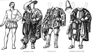 La Galería del Traje Histórico: Algunos vestidos de caballeros y cabezas redondas, c. 1934 de Unbekannt
