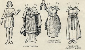 La Galería del Traje Histórico: Lo que los britanos y romanos solían usar, c. 1934 de Unbekannt