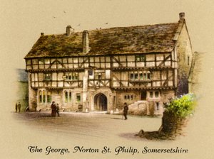 The George, Norton St. Philip, Somersetshire, 1936 de Unbekannt