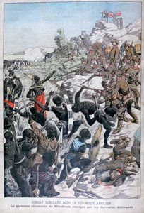 La guarnición alemana de Windhoek, sitiada por los Herero, África del Sudoeste, 1904 de Unbekannt
