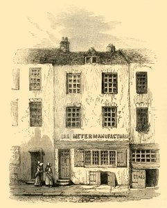 La casa de los fantasmas en Cock Lane, c1872 de Unbekannt