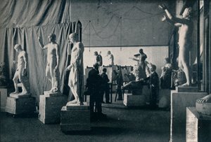 La Escuela de Arte de Glasgow, La Sala de Antigüedades, c1900