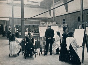 La Escuela de Arte de Glasgow, El Museo, c.1900