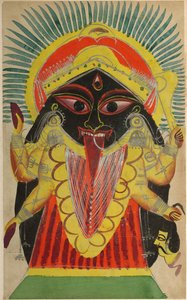 La diosa Kali, 1800s de Unbekannt