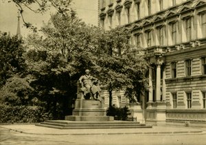 El Monumento a Goethe, Viena, Austria, c1935 de Unbekannt