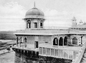 El Pabellón Dorado cerca del Jumna, Agra, siglo XX de Unbekannt