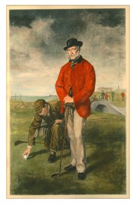 El golfista, siglo XIX de Unbekannt