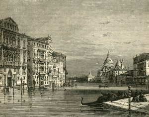 El Gran Canal, Venecia, 1890 de Unbekannt