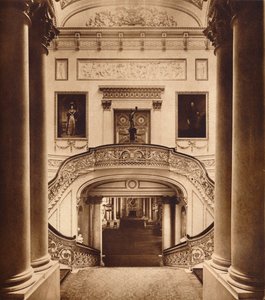 La Gran Escalera en el Palacio de Buckingham, 1935