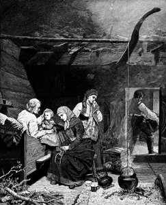 La bendición del abuelo, mediados del siglo XIX 1882 de Unbekannt