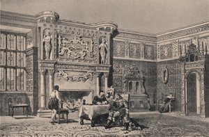 La Gran Cámara, Montacute, Somerset, 1915 de Unbekannt