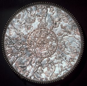 El Gran Plato del tesoro de Mildenhall, Britania romana, siglo IV de Unbekannt