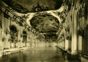La Gran Galería, Palacio de Schönbrunn, Viena, Austria, c1935 de Unbekannt