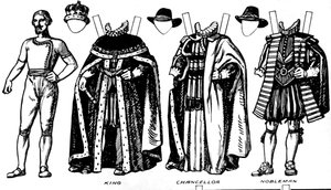 La Gran Galería del Traje Histórico: Vestidos Usados en el Reinado de Jacobo I, c. 1934 de Unbekannt