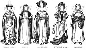 La Gran Galería del Traje Histórico: Cómo se vestía la gente en el reinado de Enrique IV, c1934