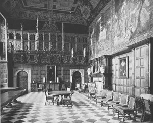 El Gran Salón, Hatfield House, Hatfield, Hertfordshire, 1894 de Unbekannt